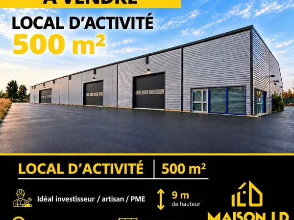 Local d'activité 500 m²