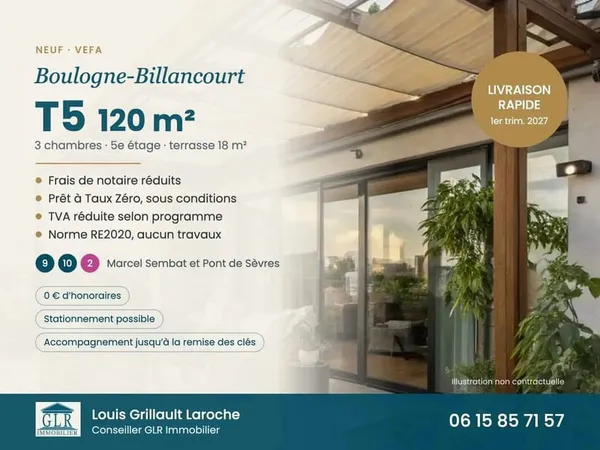 Appartement 5 pièces 120 m²