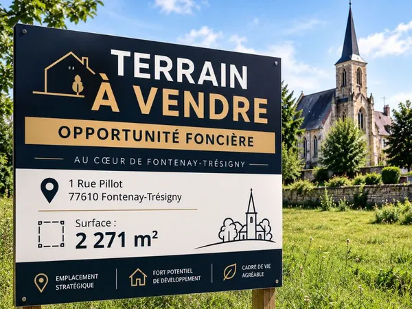 Terrain 2271 m² FONTENAY TRESIGNY