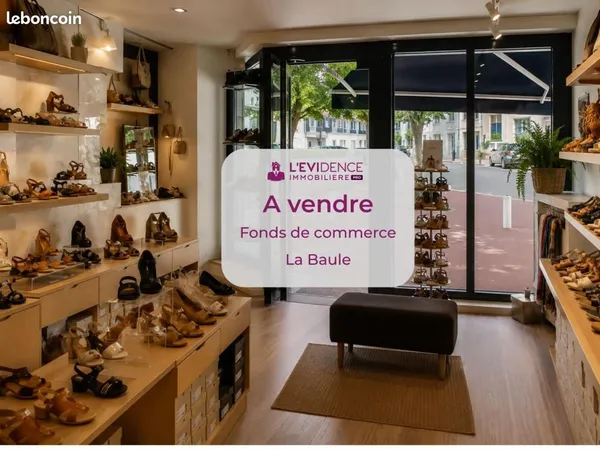 Commerce chaussures 36 m²