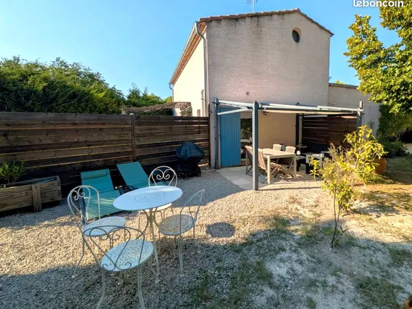 Location étudiante / Bail mobilité - 9 mois - Grand duplex meublé en campagne proche Aix-en-Provence