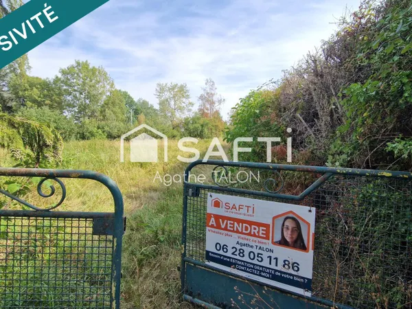 terrain de plus de 1800m2 constructible