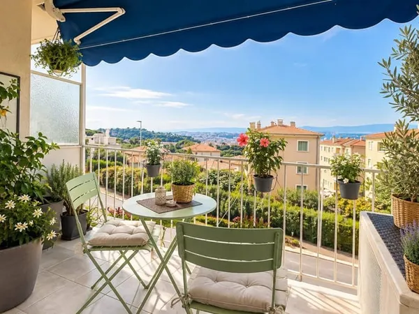 NICE 'MONT BORON' - 3P 60M² | BALCONS | CAVE | PARKING