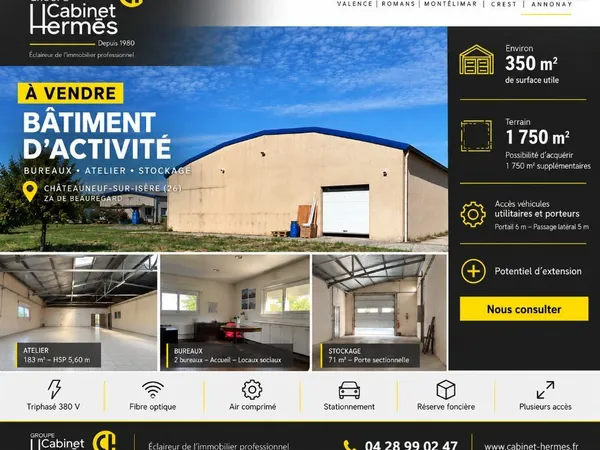 Local bureaux 351 m²
