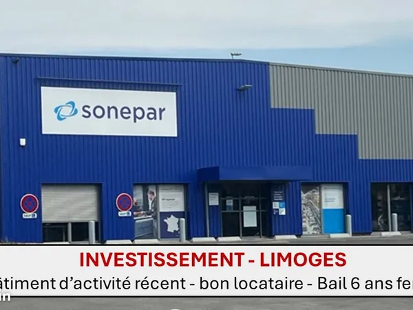 Investissement - bâtiment avec locataire en place