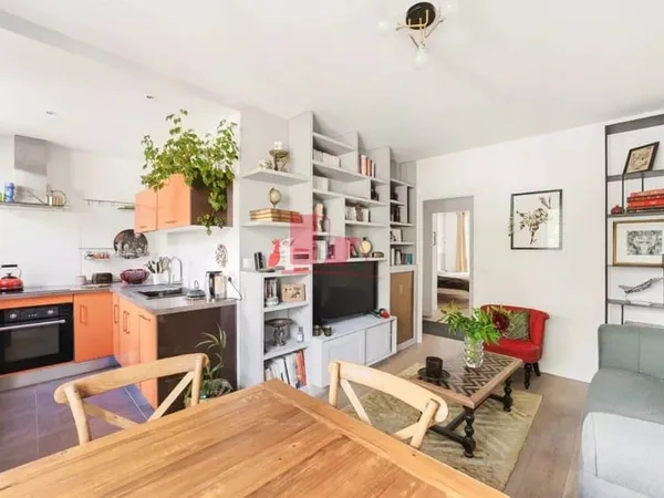 ISSY - Beau 3P traversant de 53 m2 - cave