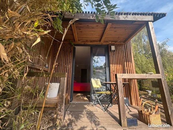 Studio meublé indépendant 20 m² - terrasse, clim, parking
