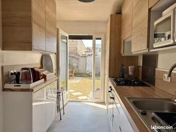 Maison 2 ch jardin