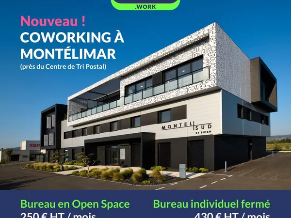 Coworking et bureaux à Montélimar