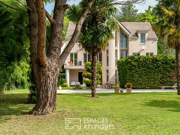 Maison contemporaine avec piscine au coeur de la vallée de Chevreuse