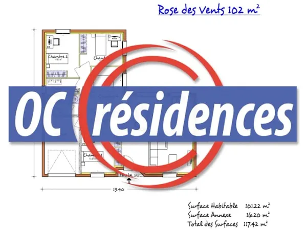 Maison neuve 6 pièces 101 m²