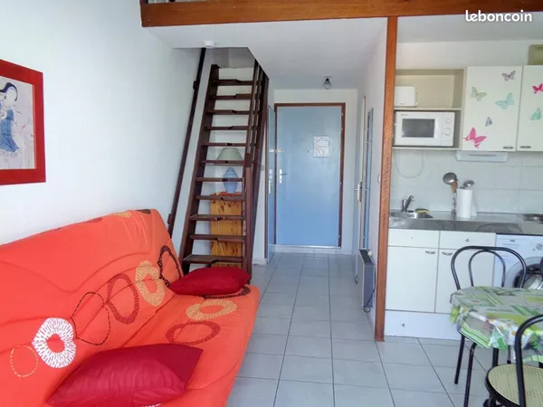 Studio 1 pièce 19 m²