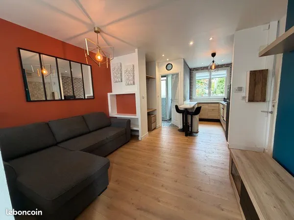 À louer - Charmant 2 pièces meublé de 30,5 m² avec parking et cave