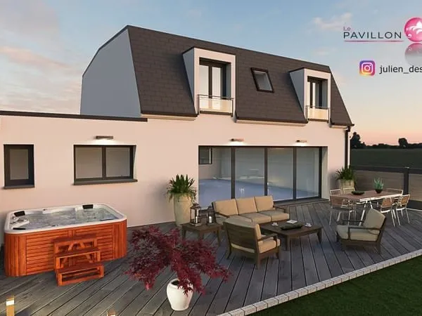 Projet de construction d'une maison 150 m² avec terrain à VAUCRESSON (92)
