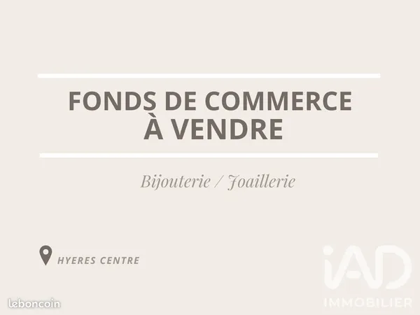 Bijouterie, horlogerie 50 m² Hyères