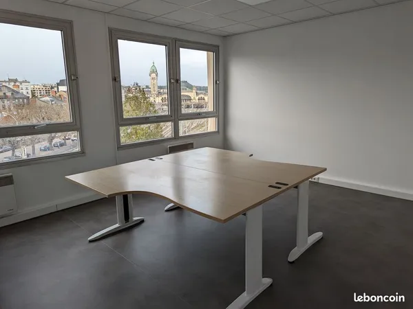À louer - Bureaux 165 m² - Centre-ville Limoges (proche place Jourdan, vue gare)