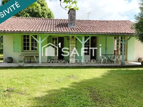 Agréable pavillon plain-pied, sur un joli terrain