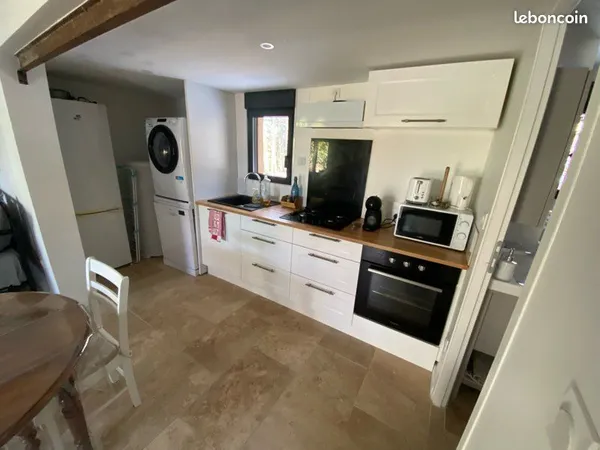 Maison 50m2 meublée avec jardin
