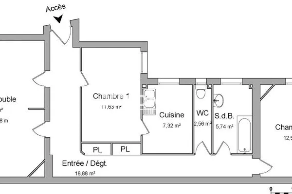 Appartement 4 pièces 88 m²
