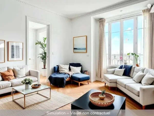 Appartement 3 pièces 56 m²