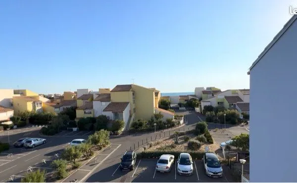 🌊 narbonne-plage - 2 pièces rénové et meublé avec vue mer