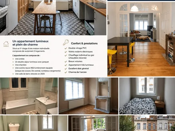 Appartement 2 pièces 55 m²