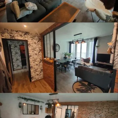 Appartement de 66m2 style industriel