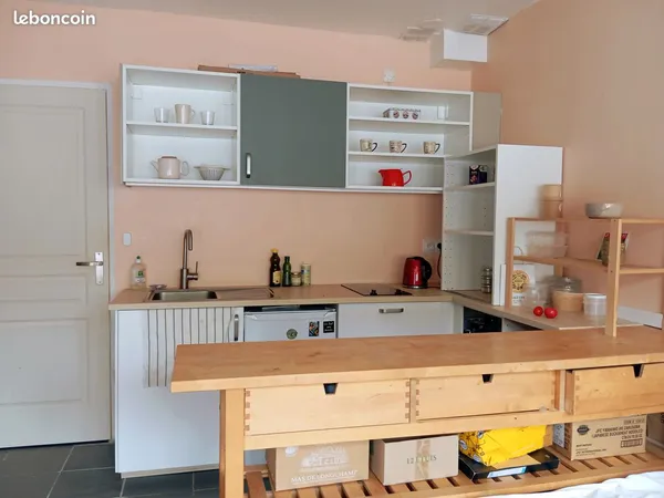 22m2 avec terrasse sud/cour, Colombette