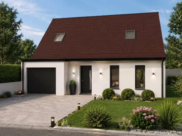 Terrain + maison 95 m²