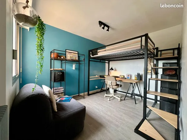 Colocation - Chambre de 12 m² dans appartement T3 de 70 m² avec terrasse