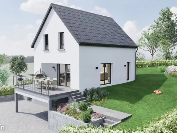 Terrain 461m2 + Maison 100m2 - bel environnement à Dieffenbach-au-Val