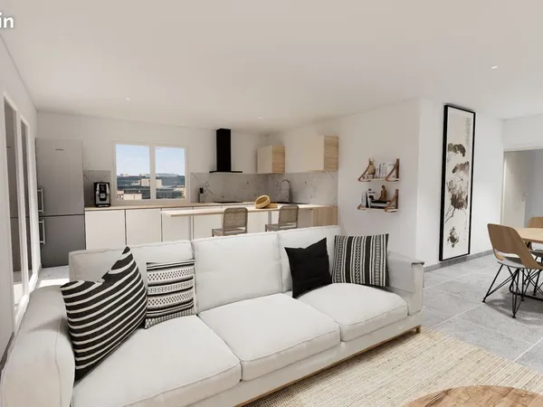 T2 neuf — 40 m2 — terrasse plein sud