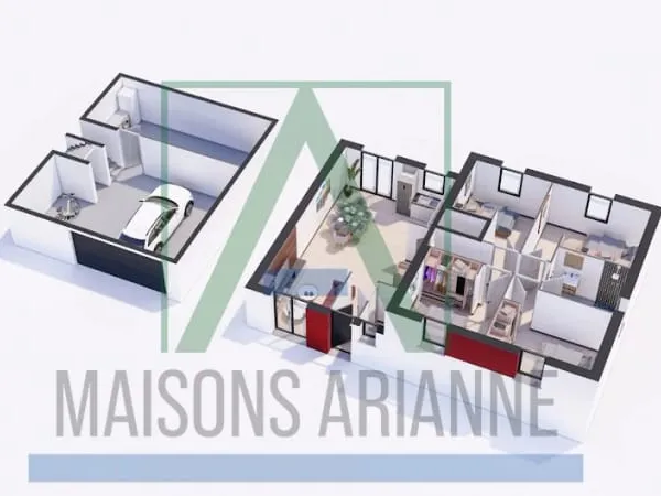 Maison neuve 6 pièces 85 m²