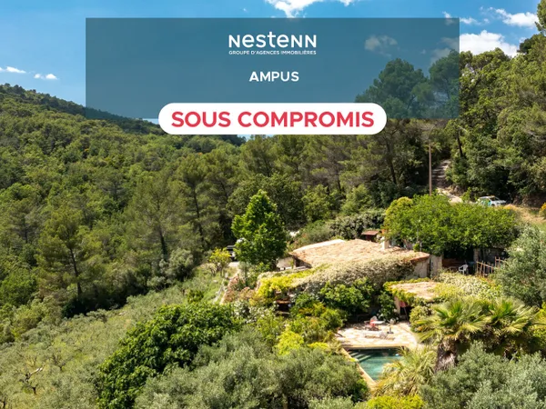A VENDRE EN EXCLUSIVITÉ AMPUS VIAGER LIBRE : Maison avec vue PANORAMIQUE