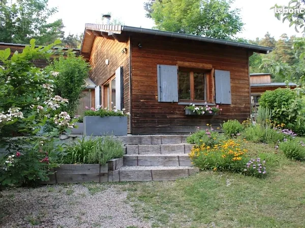🌿 Maison ossature bois 117 m² plein sud - terrain 2 000 m² - partie constructible - puits