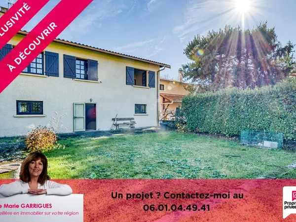 Belle opportunité maison 119 m2 sur terrain de 612 m2