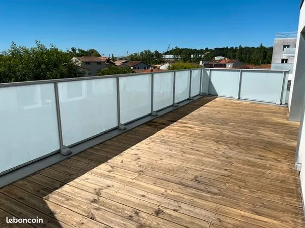 CENON gare - T2 de 46 m² et très belle terrasse de 20 m²
