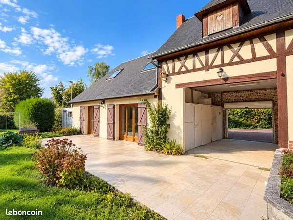 Maison de charme - 2 chambres + bureau - potentiel 100 m² - Isneauville