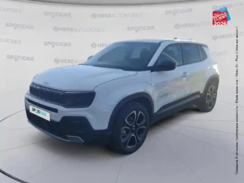 Jeep Avenger electrique 156ch 115kw summit