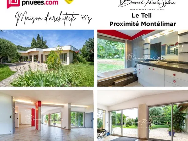 Maison ANNEES 70 - 179 m² Le Teil (à 5 min de Montélimar)
