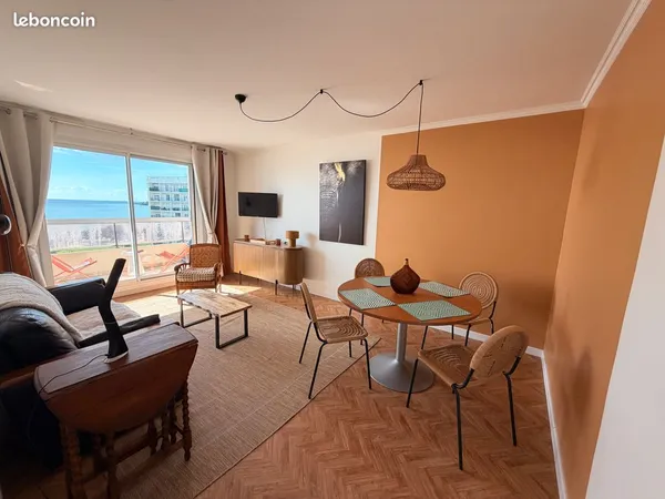 SAINT NAZAIRE - T3 MEUBLÉ DE 70m2 AVEC VUE MER ET GARAGE