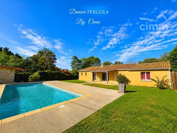 Maison de plain-pied 132 m² – Piscine – Terrain 1 500 m² – Proche centre Montignac-Lascaux