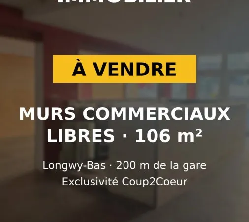 Commerce 3 pièces 106 m²