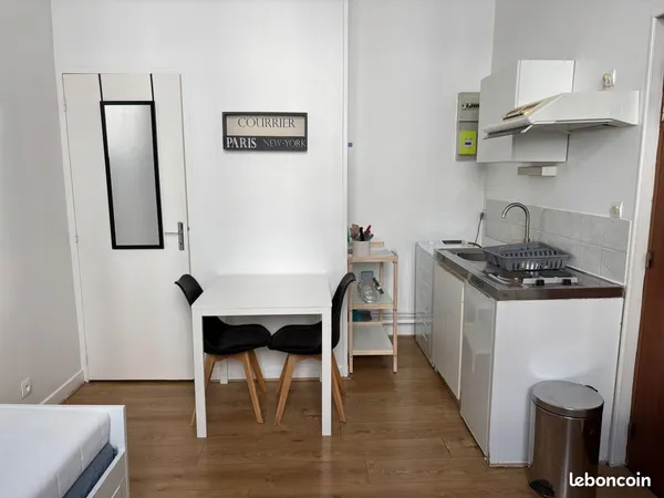 Studio meublé 17m²