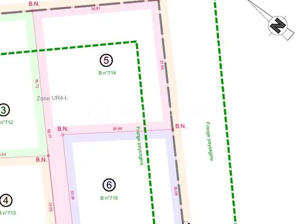 Terrain 1088 m²