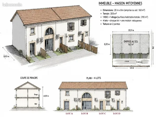 Immeuble de rapport 11 pièces 290 m²