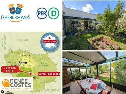 Viager occupé - H67 ans - CORBEIL ESSONNES (91100)