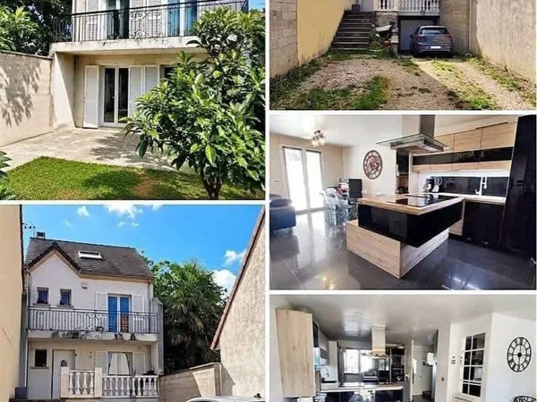 Maison 100 m² - 4 pièces - 3 chambres - Garage 3 voitures - Argenteuil