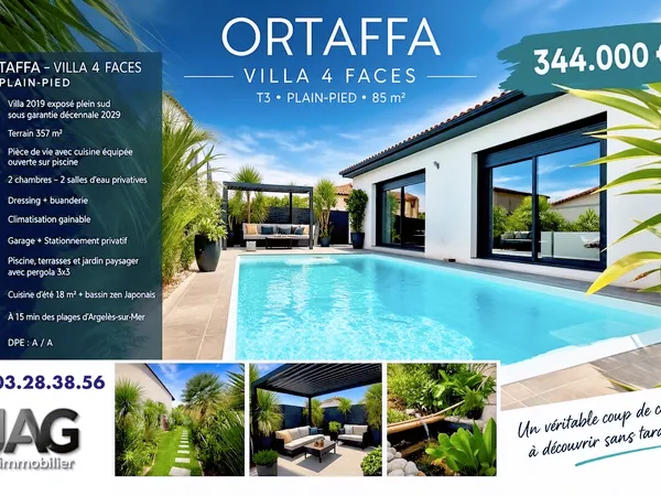 VILLA 2019 T3 85m2 PISCINE