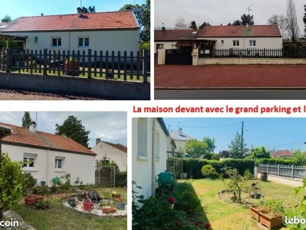 Maison Amilly 45200 Direct particulier sans frais d'agence. Quartier calme (Viroy). Proche toutes co